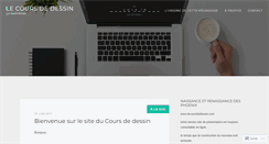 Desktop Screenshot of cours-dessin-bordeaux.com
